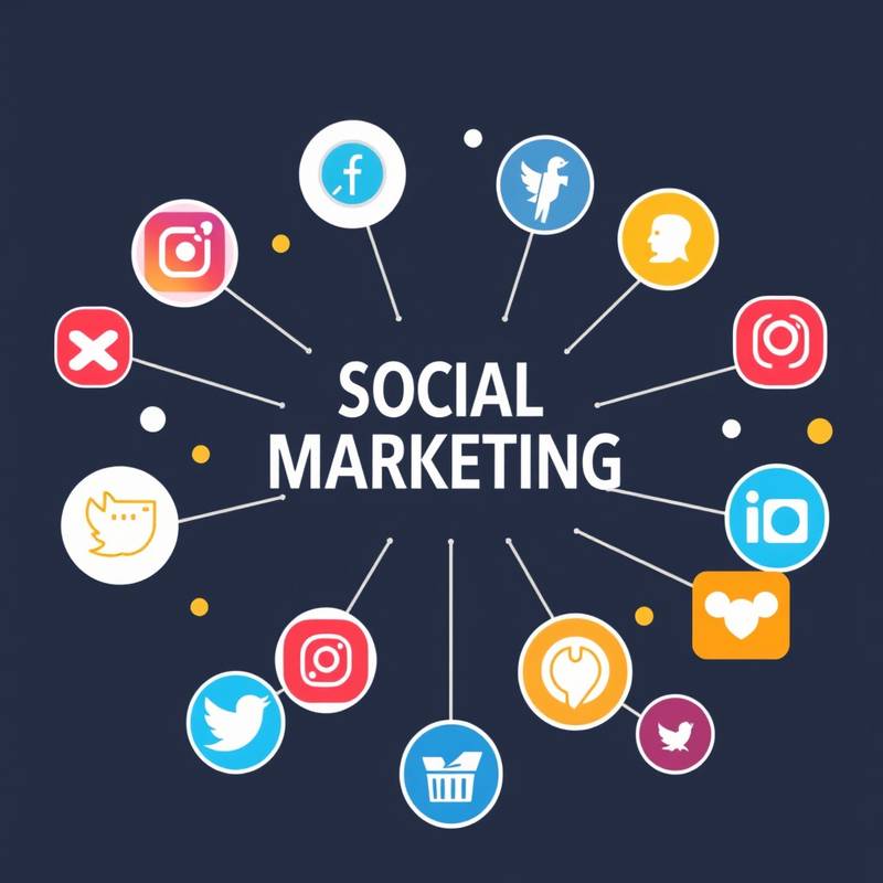 Image depicting social media platforms and marketing strategies